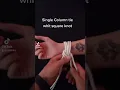 Download Lagu Single Column tie with square knot #ctokinky #shibari #kinktok #singlecolumntie #rope #art #knot