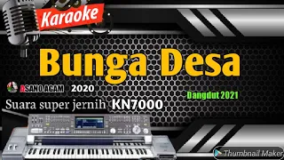 Download Karaoke lirik dangdut || Bunga desa koplo versi KN7000 Asano agam MP3