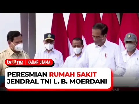 Hanya Dibangun Dalam 20 Hari, Jokowi Resmikan RS Jenderal L.B. Moerdani di Papua