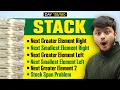 Lecture 91 Stack Problem Next Greater Element Next Smaller Element Stock Span Problem