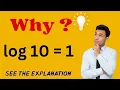 Why log10 1 prove that log10 1 logarithm math