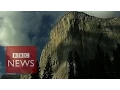 El Capitan free-climbers near the top