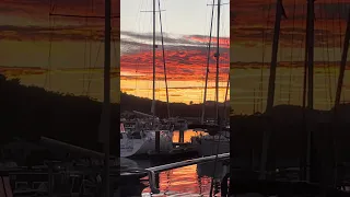 Lucky to be “ stuck “ in such a pretty place . #Fyp #dream #sailing #vlog #travel