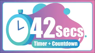42 Seconds countdown Timer with Alarm The Moments