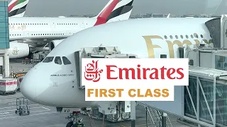 Emirates First Class Airbus A380 Dubai to Los Angeles EK215 good experience