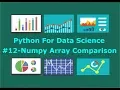 Numpy Array Comparison