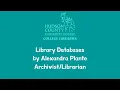 Library Databases