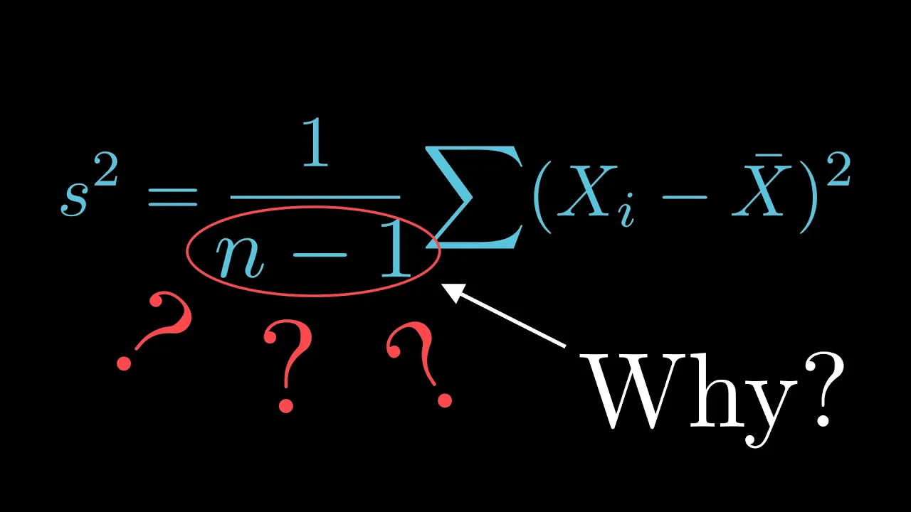 Why n-1? Least Squares and Bessel’s Correction | Degrees of Freedom Ch. 2