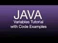 Java Class Variables Instance Variables Local Variables Parameters Tutorial