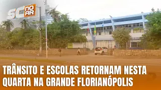 Grande Florianópolis retoma atividades escolares e rotina de trânsito