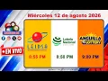 Loteria Nacional LEIDSA and Anguilla Lottery Live Wednesday August 12 2026 -