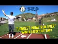 GUINNESS WORLD RECORDS attempt for the LONGEST HOME RUN EVER backed by justbats