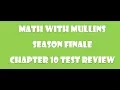 Chapter 10 Test Review