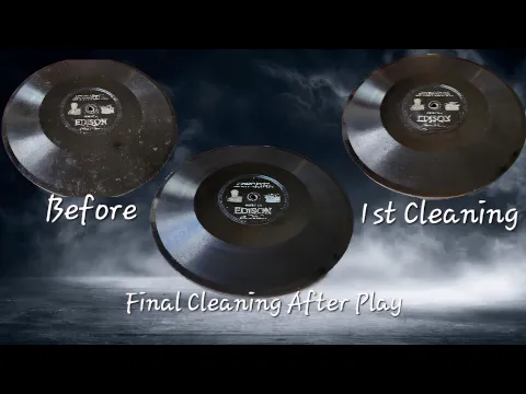 Download MP3 WATCH: How a CLEAN Edison Diamond Disc Should Sound! Majestic Sound of the Edison C250 Phonograph 🎶