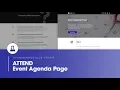 OptimizePress Club Event Agenda - Landing Page Template