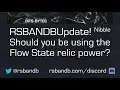 Should you be using the Flow State relic power