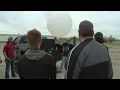 Students use weather balloon to determine potential for severe storms