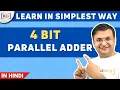 4 bit parallel adder ripple carry added designing implementation circuit diagram disadvantages
