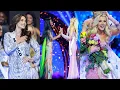Olivia Culpo Hosts Miss Universe 2024 in Gleaming White Bodycon Dress With Draped Shoulder