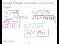 Algebra 10-2 Simplifying Radical Expressions