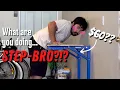 Wall Mounted Folding Workbench strong enough to hold STEP-BRO