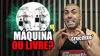 Crucifixo na máquina é melhor que o livre?