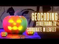 Web mapping Street name into co-ordinates Geocoding Tutorial 14 Leaflet JS WebGIS python