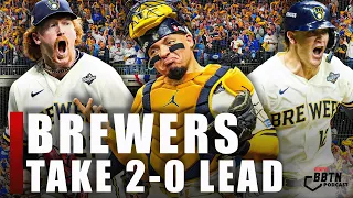 Brewers Came Back AGAIN?! Milwaukee Erases 4-0 Deficit, Wins World Series Game 2 | BBTN Pod