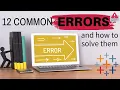 12 Common Tableau Errors - and how to solve them Tableau tutorial for beginners sqlbelle