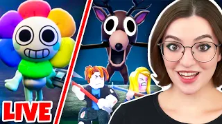 🔴LIVE: ROBLOX WITH VIEWERS! (Dandy's World & 99 Nights in the Forest)