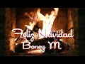 Download Lagu Boney M. - Feliz Navidad (Fireplace Video - Christmas Songs)