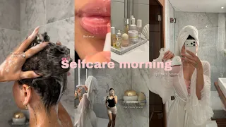My Living Alone Diaries | Self Care morning, everything shower, ipl hair removal, GRWM, Makeup 🎀🫧☕️🤍