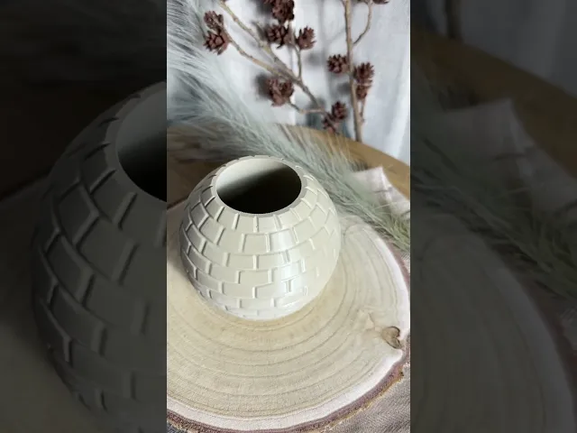 Snow Dome Vase - Perfect for Winter Decor and Holiday Centerpieces video thumbnail