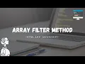 Array Filter Method - HTML and Javascript