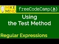 01 Using the Test Method - Regular Expressions