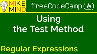 01 Using the Test Method - Regular Expressions