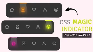Magic Navigation Menu Indicator using JS