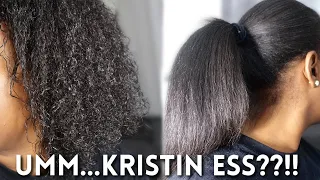 GIRL I TRIED KRISTIN ESS PRODUCTS ON MY TYPE 4 NATURAL HAIR ARE THEY REALLY FOR ALL HAIR TYPES