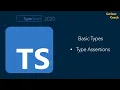 TypeScript Basic Types Types assertions