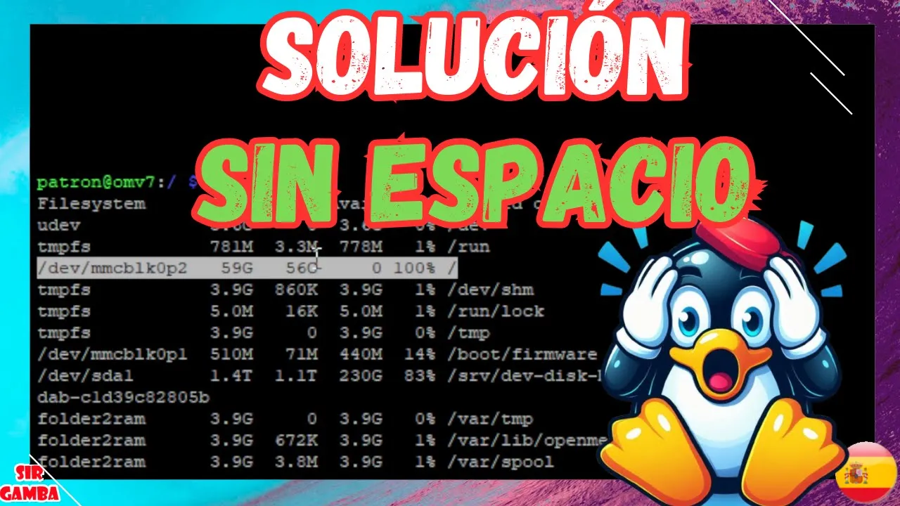 Sin Espacio en /dev/mmcblk0p2 -  Raspberry pi  🖥️❌ [RESUELTO]