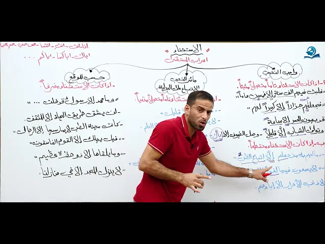 مادة اللغة العربية للصف الخامس الإعدادي : الإستثناء الجزء الثاني