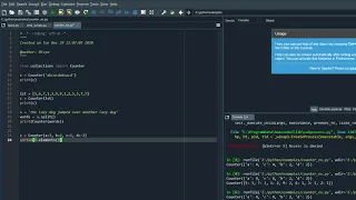 Counter class in Python Counter in python collections python collections