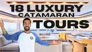 WALKTHROUGH of the most REVOLUTIONARY CATAMARANS ON THE MARKET! – (Episode 302)