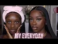 Detailed Soft Glam Everyday Makeup Routine For Dark Skin WOC Beginner Friendly Step By Step