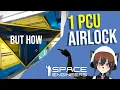 1 PCU Vanilla Airlock Trick Space Engineers Survival Tutorial