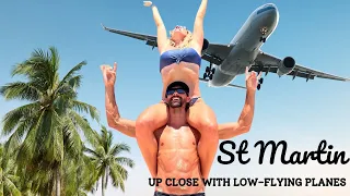 Up Close With Low-Flying Airplanes/St Martin’s Famous Maho Beach. Episode 31