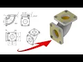 Inventor 2020 Tutorial Exercise 3 3D Model Basic Design