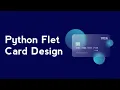Python Flet Card Design Python flet Blur Effect Shadow