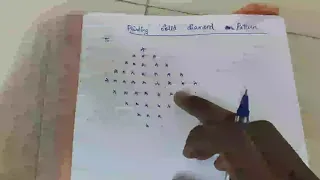 Printing Solid Diamond Pattern - Answer Simplified