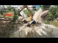 WOW!! Unexpected 😱 Bridge Suddenly Collapses— Scary Moment! Recovery Operation